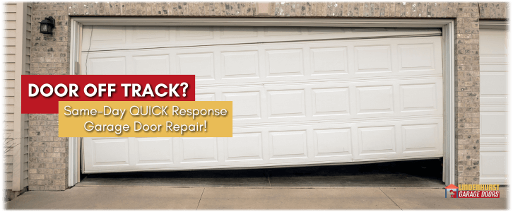Garage Door Off Track In Location